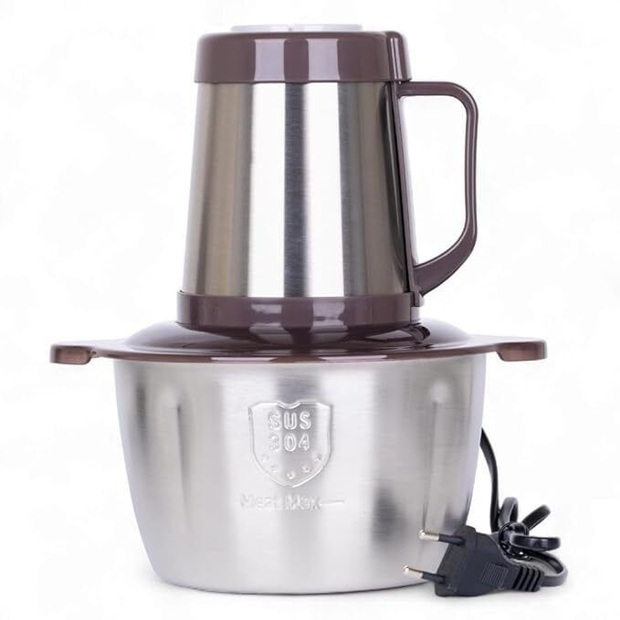 use 2L capacity Stainless steel bowl with 2 speed setting Electric Vegetable & Fruit Chopper-image-22