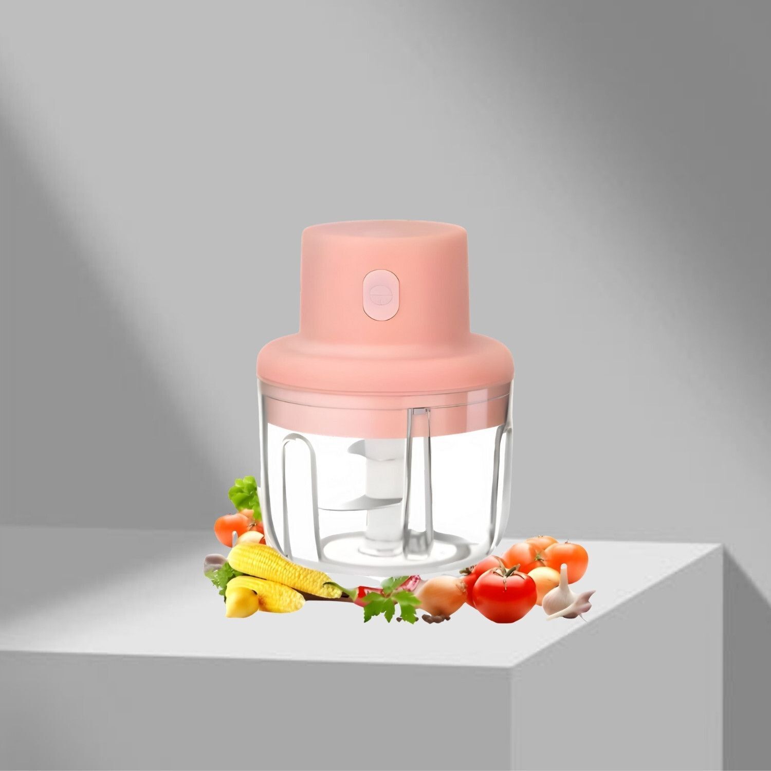 princemarkett N01-Rechargeable Chopper for Home & Kitchen Vegetable, FruitRT154 Electric Vegetable & Fruit Chopper-picture-6