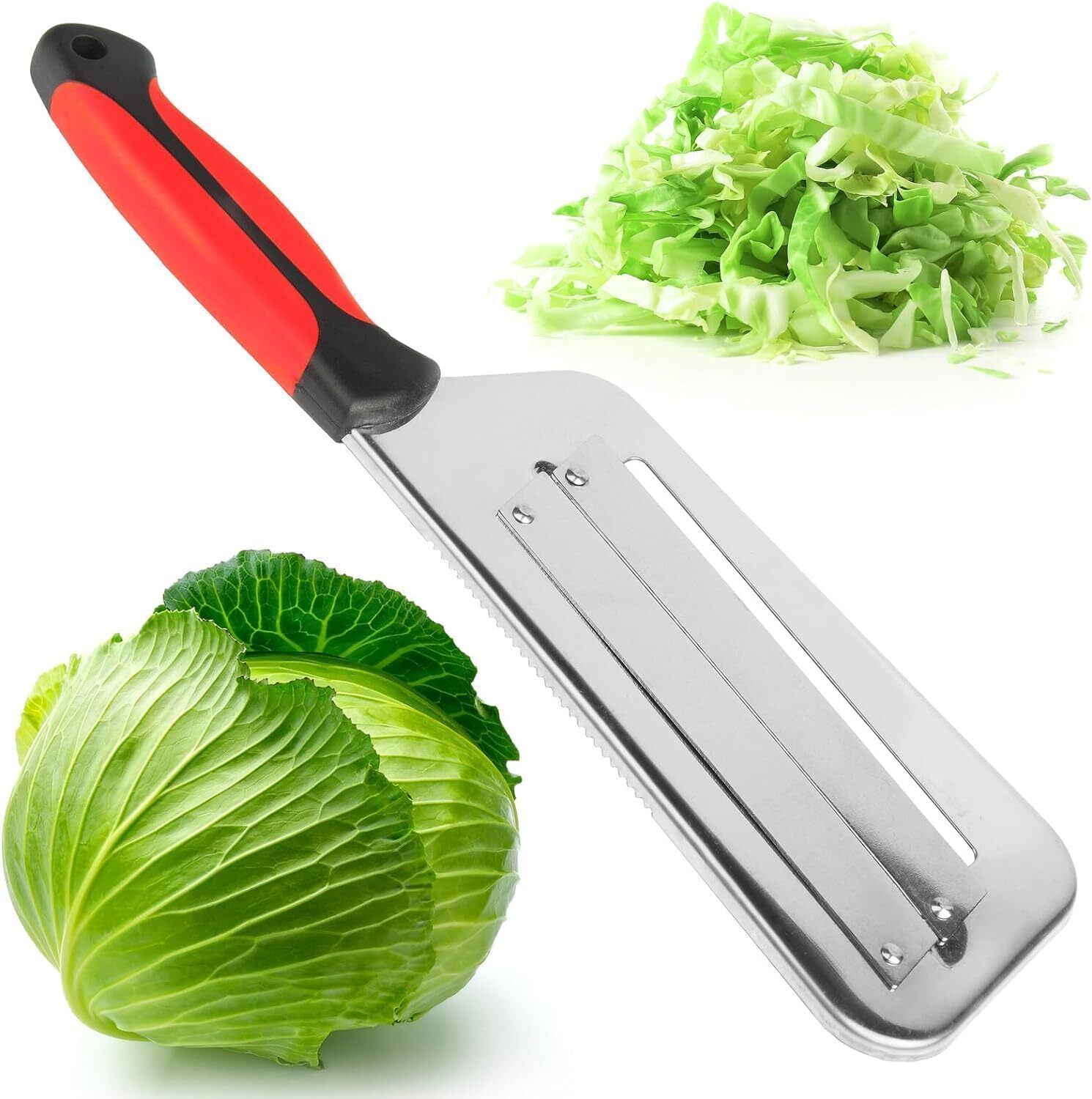 Cabbage Shredder Kitchen Grater Slicer - Stainless Steel Shredder Knife Stainless Steel Table Knife-image-45