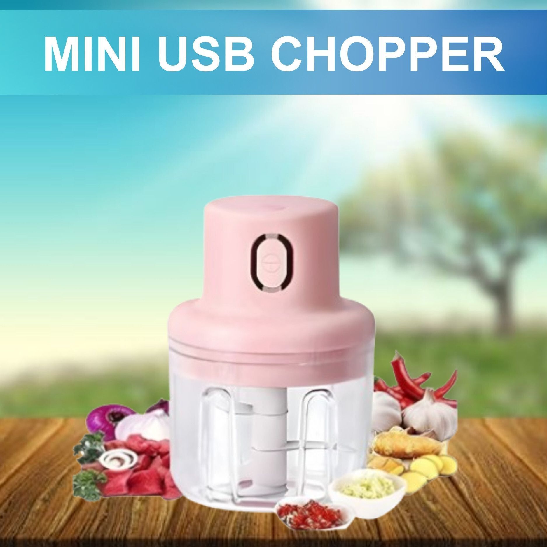 N01-Chopper for Kitchen Vegetable Garlic Onion W385 Electric Vegetable & Fruit Chopper-image-7
