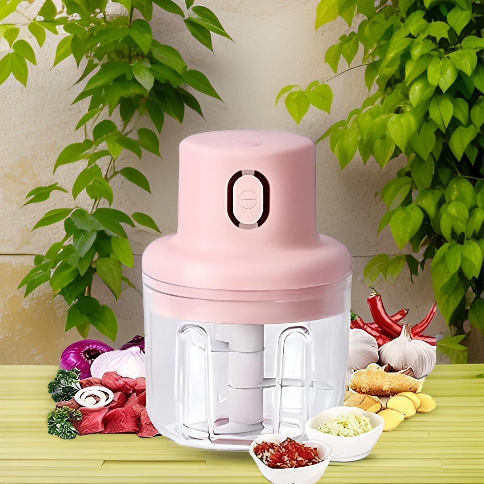 princemarkett N01-Chopper Portable Electric Food Chopper Mini Kitchen Tool for Meal xz147 Electric Vegetable & Fruit Chopper-picture-21