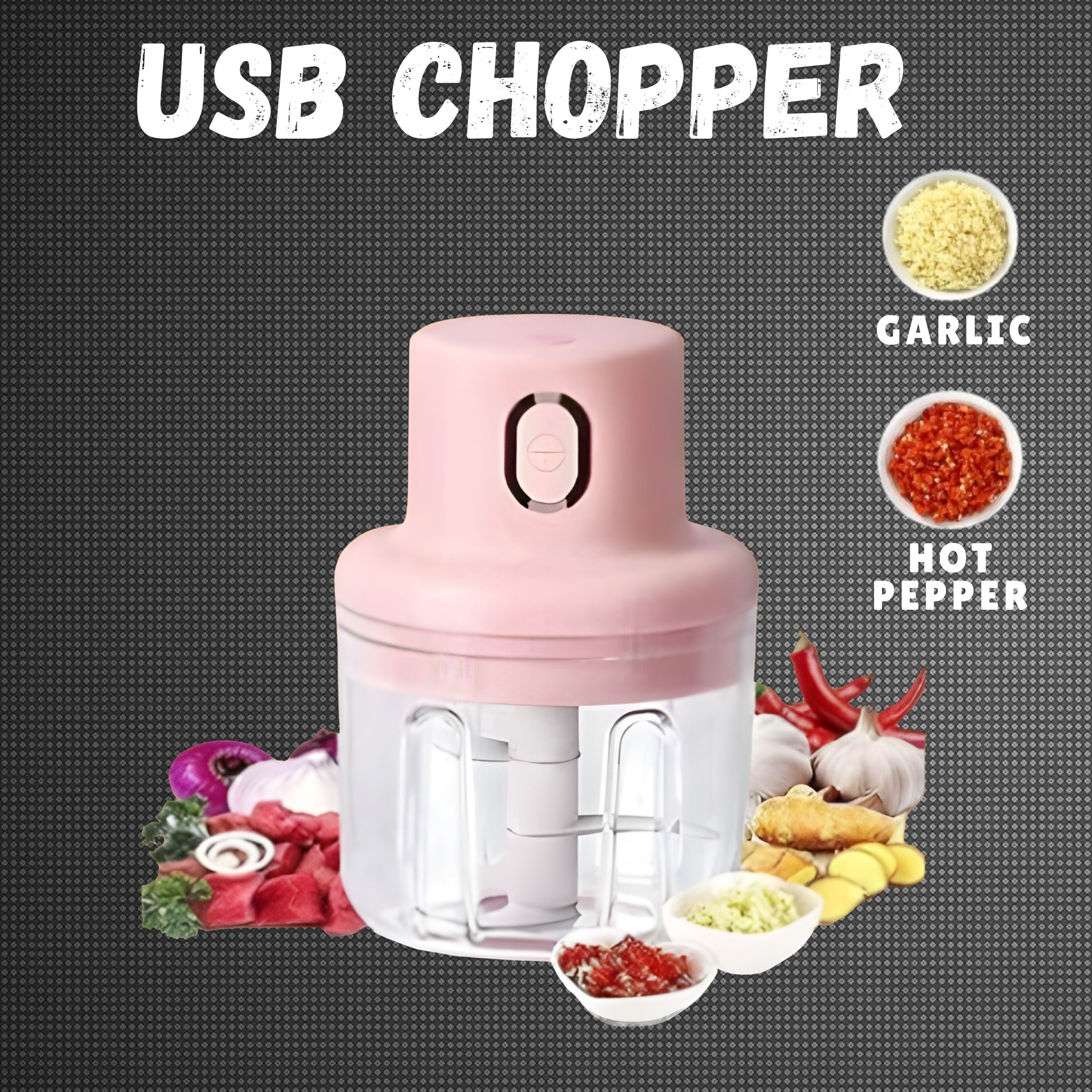 Electric Chopper Electric Vegetable & Fruit Chopper