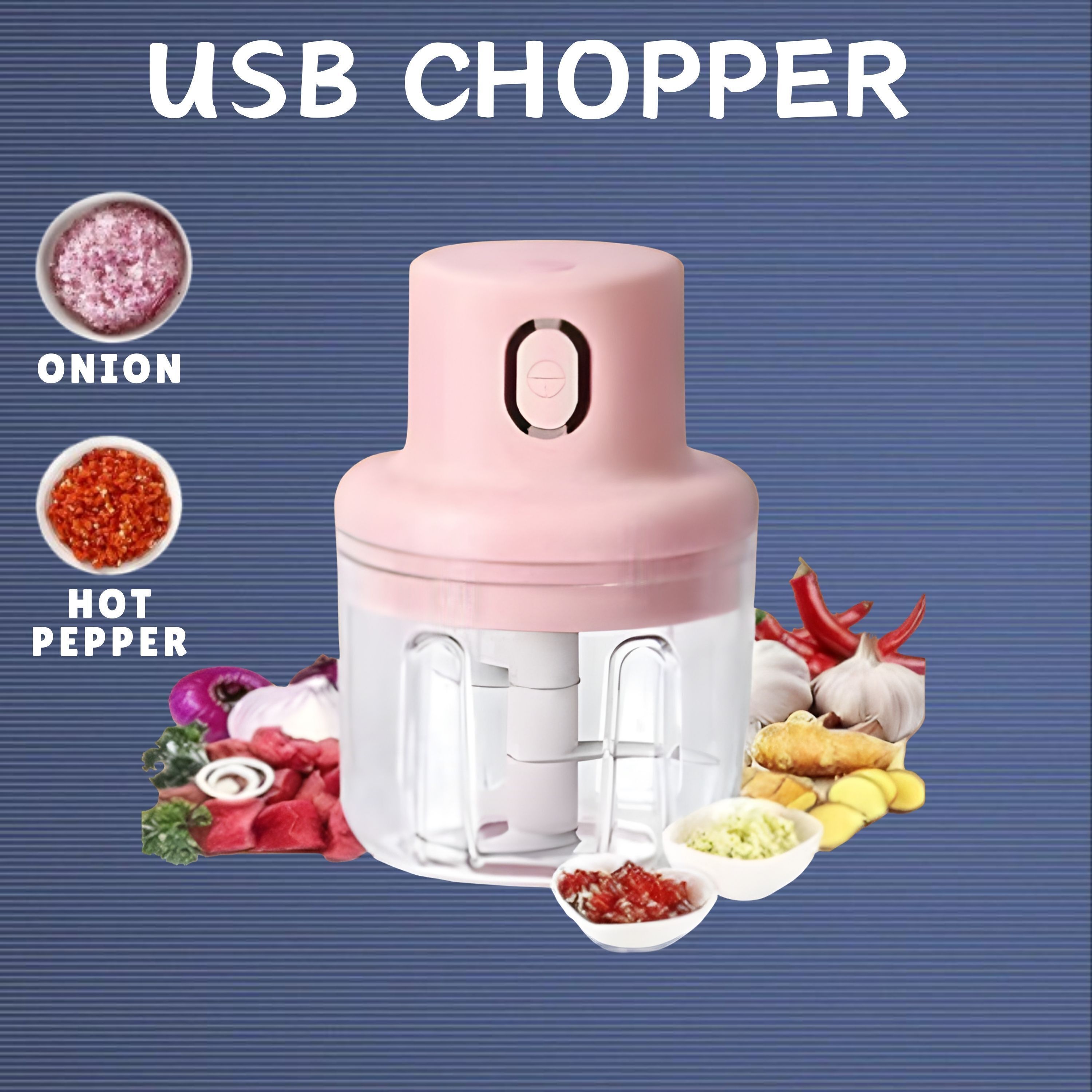 princemarkett N01-Chopper Portable Electric Food Chopper Mini Kitchen Tool for Meal xz269 Electric Vegetable & Fruit Chopper-picture-48