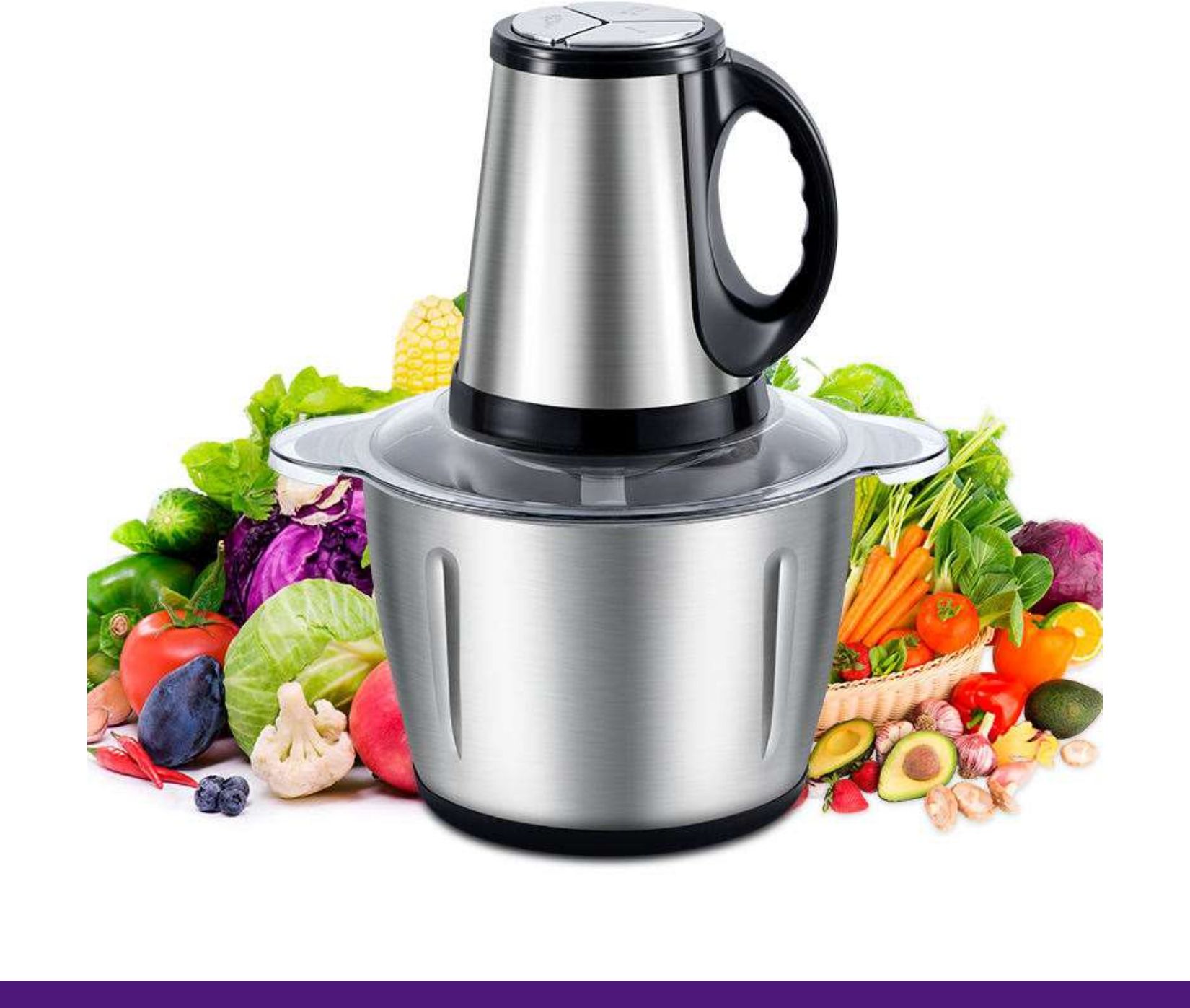 InstaChop ProMax Stainless Steel Electric Vegetable Chopperabc75 Electric Vegetable & Fruit Chopper-image-41