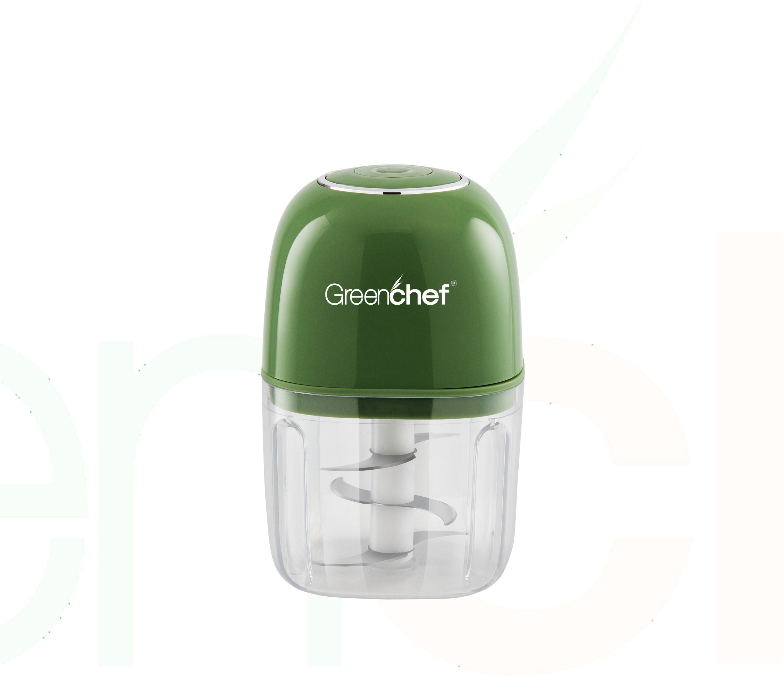 greenchef Chopster Wireless Mini chopper 30Watts 350ML capacity Green Color Electric Vegetable Chopper-picture-39
