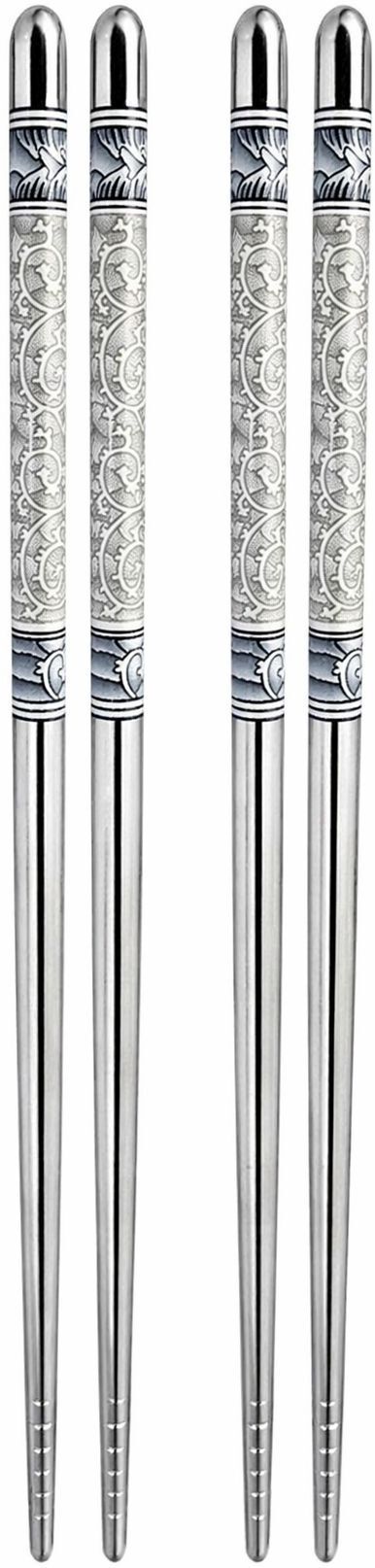 Training, Eating, Cooking, Chewing, Decorative Stainless Steel Chinese, Korean, Vietnamese, Japanese Chopstick-image-15