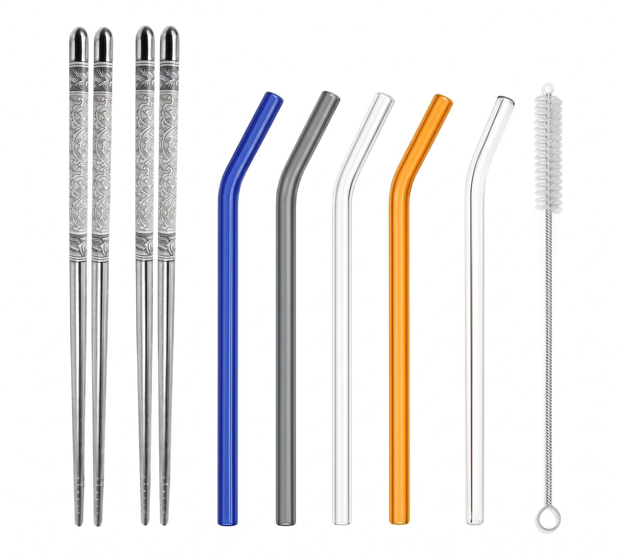 Training, Eating, Cooking, Chewing, Decorative Stainless Steel Chinese, Korean, Vietnamese, Japanese Chopstick-image-19