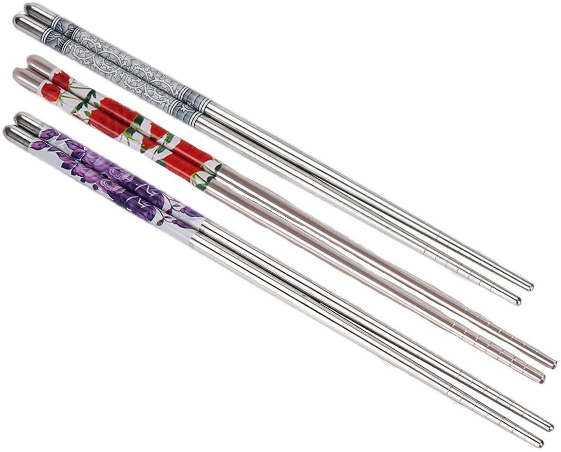 sscua Eating, Chewing, Decorative, Training Stainless Steel Vietnamese, Korean, Chinese, Japanese Chopstick-picture-22