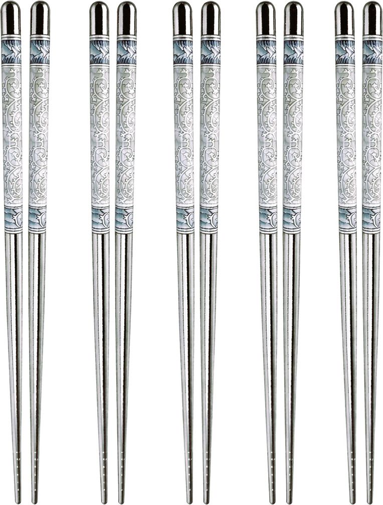 anshaura Eating Stainless Steel Chinese, Korean, Vietnamese, Japanese Chopstick-picture-33