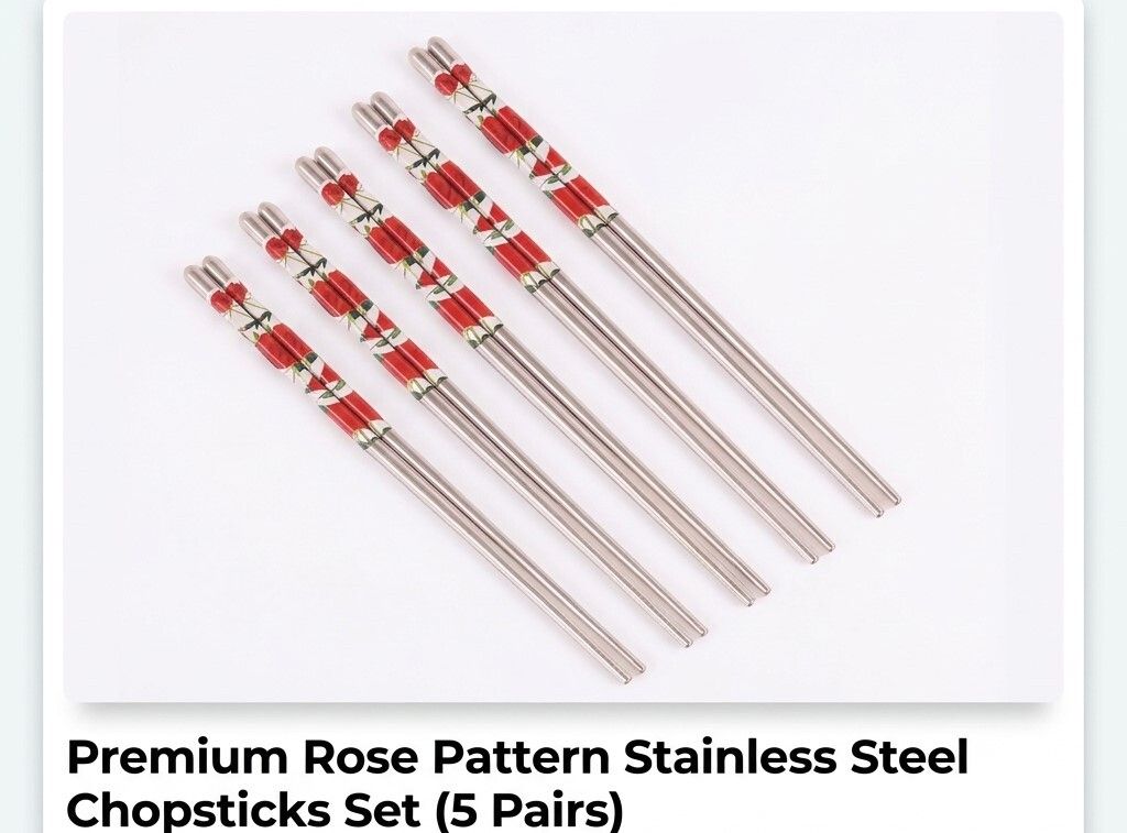 vadhavan Eating Stainless Steel Chinese Chopstick-picture-26