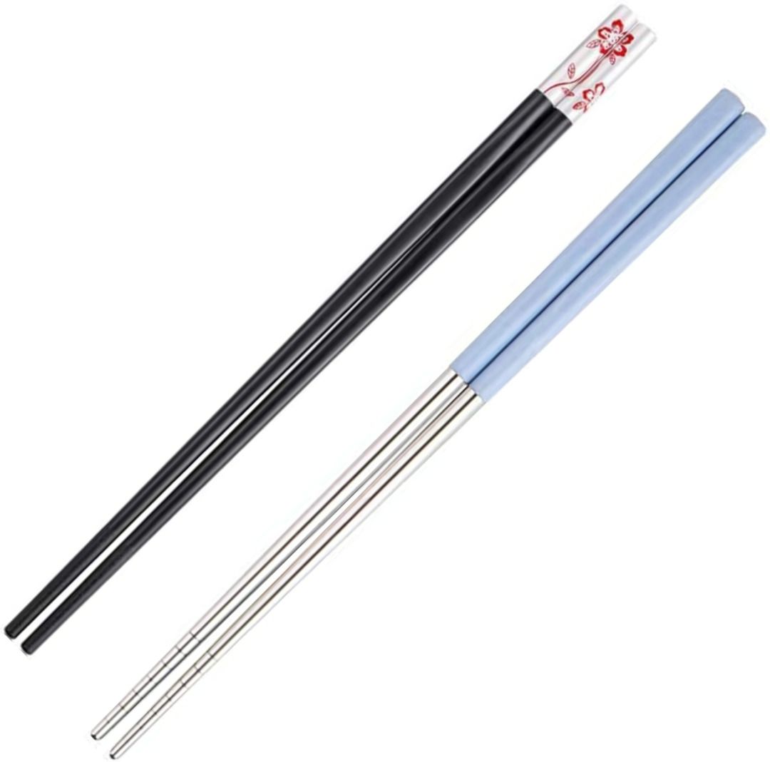 hichaki traders Eating, Cooking, Decorative, Training Stainless Steel, Steel Korean, Chinese, Japanese, Vietnamese Chopstick-picture-44