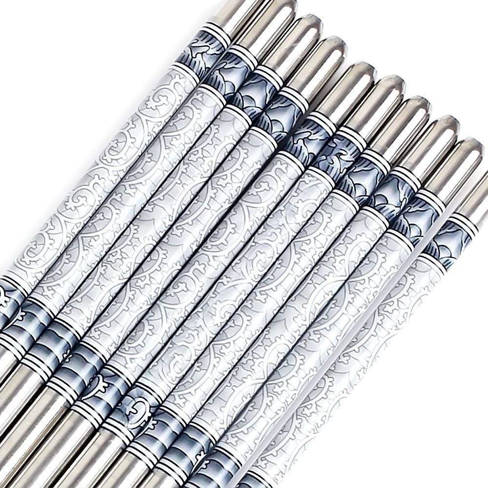 Chewing, Cooking, Decorative, Eating, Training Stainless Steel Chinese, Japanese, Korean, Vietnamese Chopstick-image-36