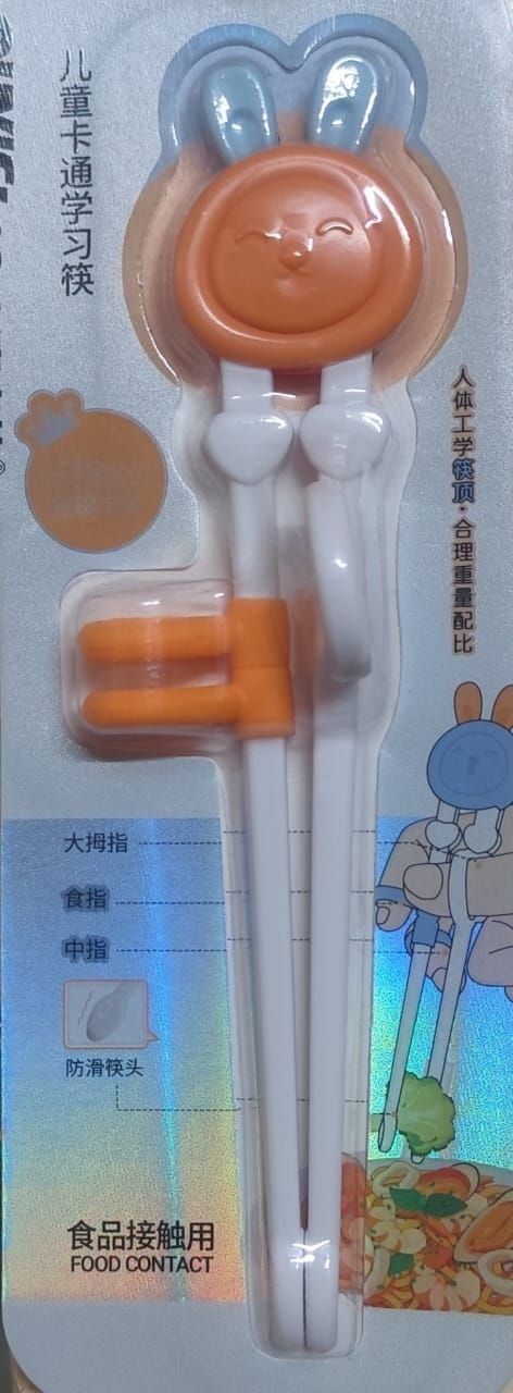 Training, Eating Silicone, Plastic Chinese, Korean, Vietnamese, Japanese Chopstick-image-28