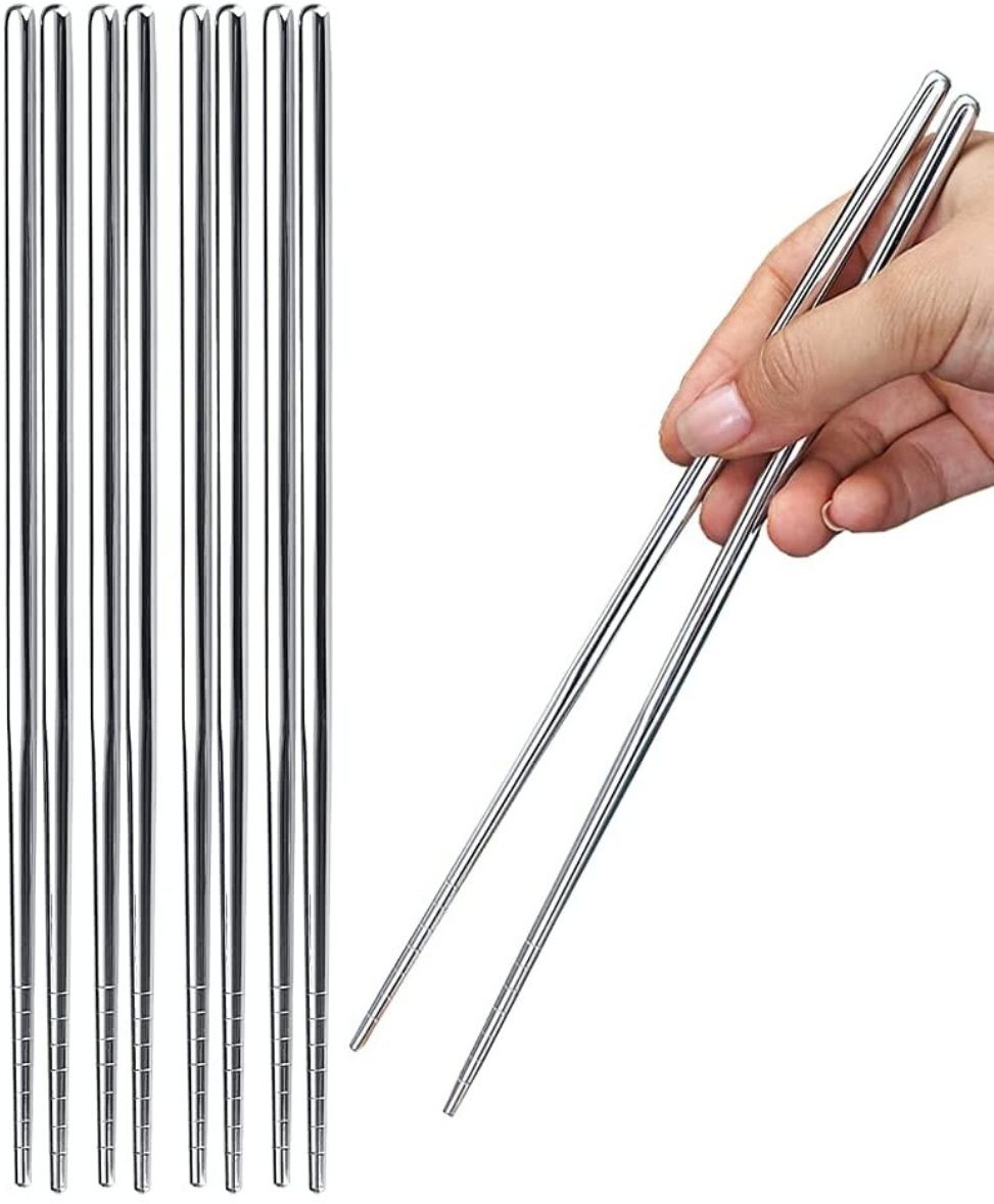 Eating Stainless Steel Japanese Chopstick