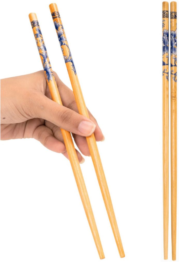 Eating, Training, Cooking, Chewing, Decorative Wooden Chinese, Korean, Japanese, Vietnamese Chopstick