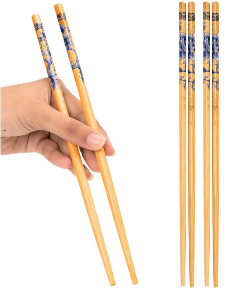 Eating, Training, Cooking, Chewing, Decorative Wooden Chinese, Korean, Japanese, Vietnamese Chopstick
