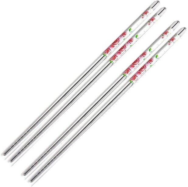micashu Eating, Chewing, Decorative, Training Stainless Steel Vietnamese, Korean, Chinese, Japanese Chopstick-picture-16