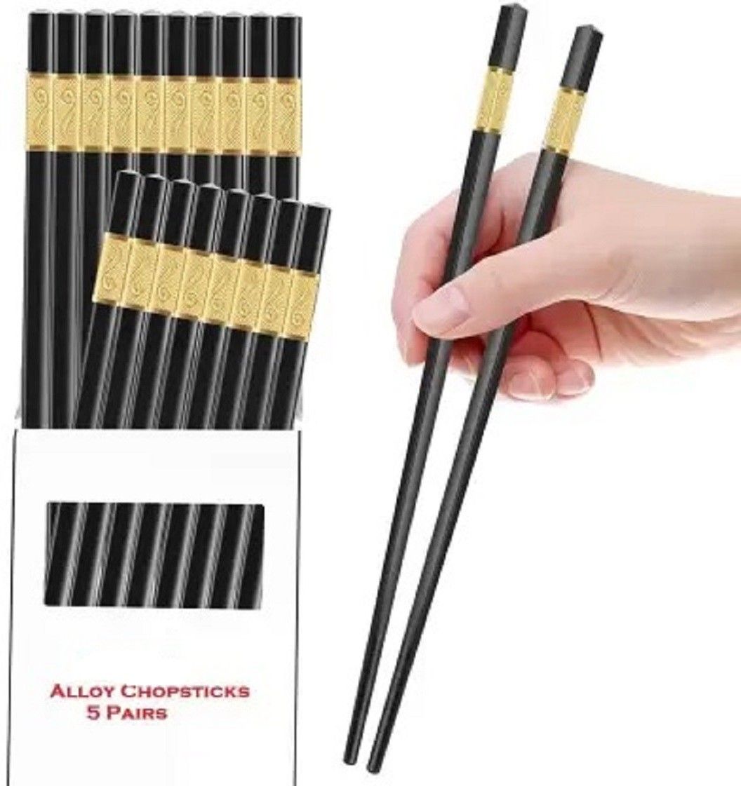 bekner Decorative, Eating, Cooking Stainless Steel Korean Chopstick-picture-45