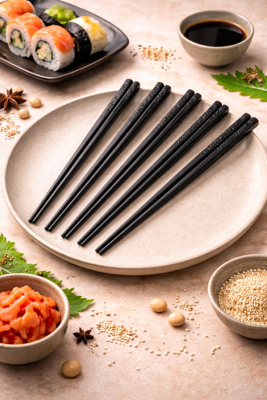 zirak Eating, Training Wooden Chinese, Japanese, Korean, Vietnamese Chopstick-picture-11