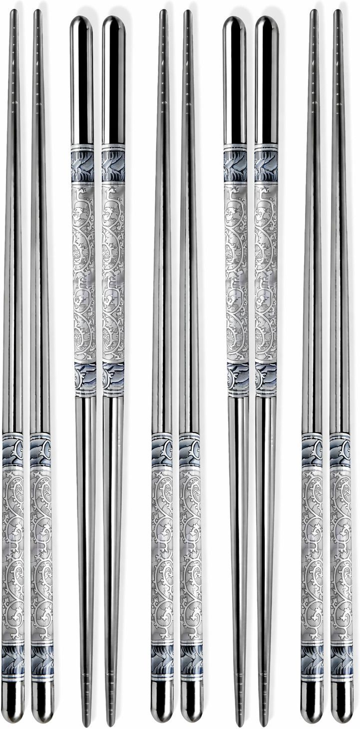 anshaura Eating Stainless Steel Chinese, Korean, Vietnamese, Japanese Chopstick-picture-37