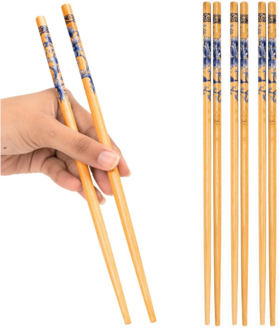 Eating, Training, Cooking, Chewing, Decorative Wooden Chinese, Korean, Japanese, Vietnamese Chopstick