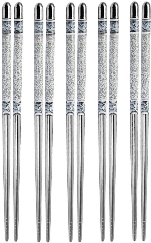 vankalp Eating Stainless Steel Chinese, Japanese Chopstick-picture-3