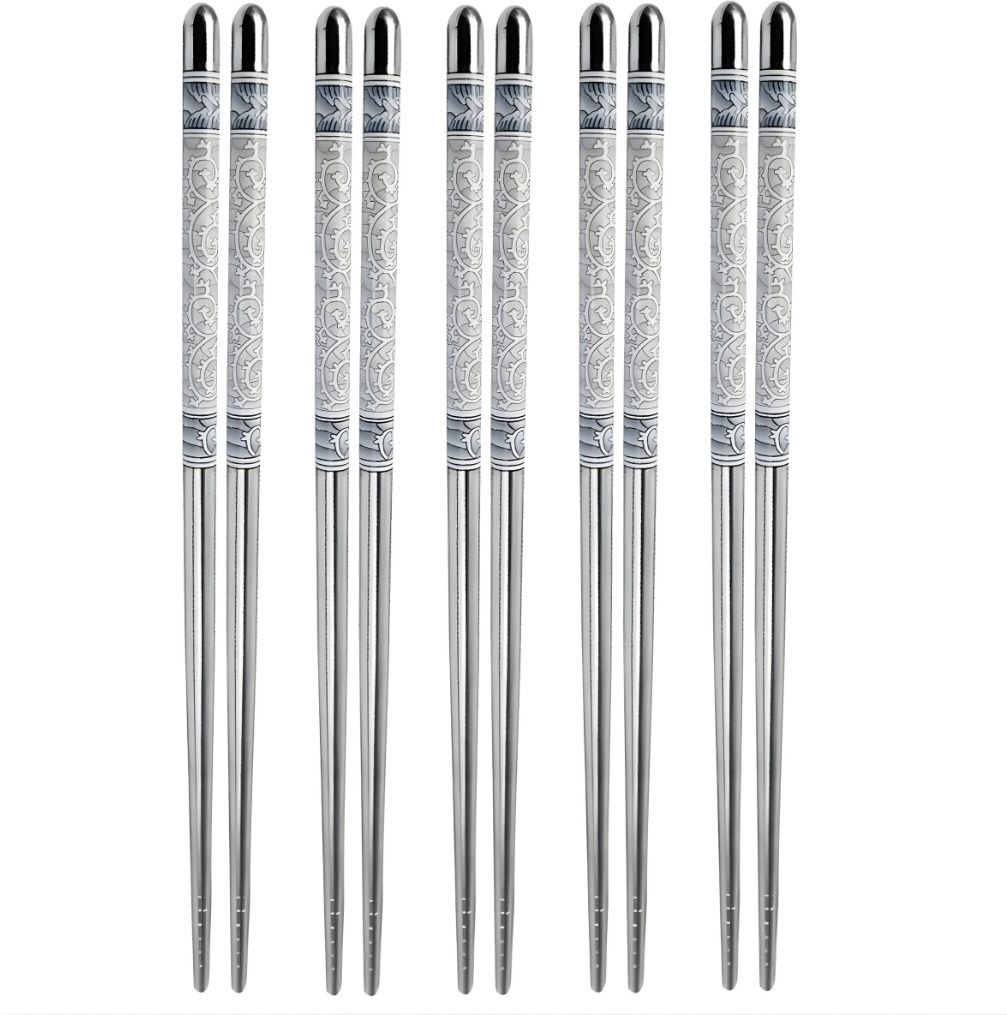 Chewing, Cooking, Decorative, Eating, Training Stainless Steel Chinese, Japanese, Korean, Vietnamese Chopstick