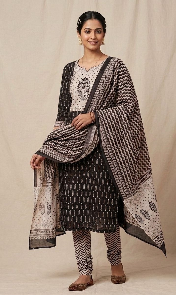 Blended Cotton Women Churidar-image-23