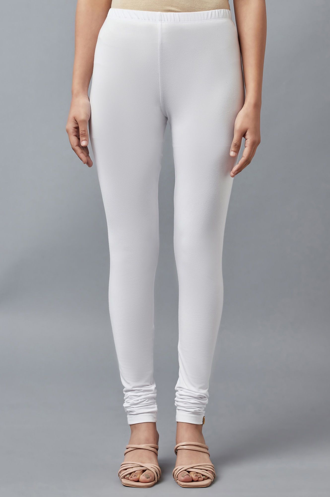 Cotton Lycra Blend Women Churidar-image-32
