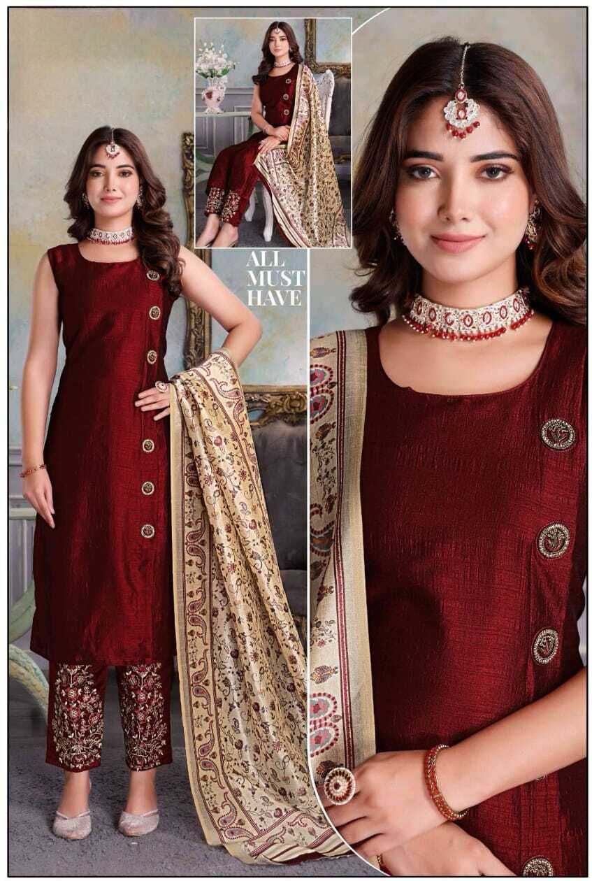kotharikc Pure Silk Women Churidar-picture-13