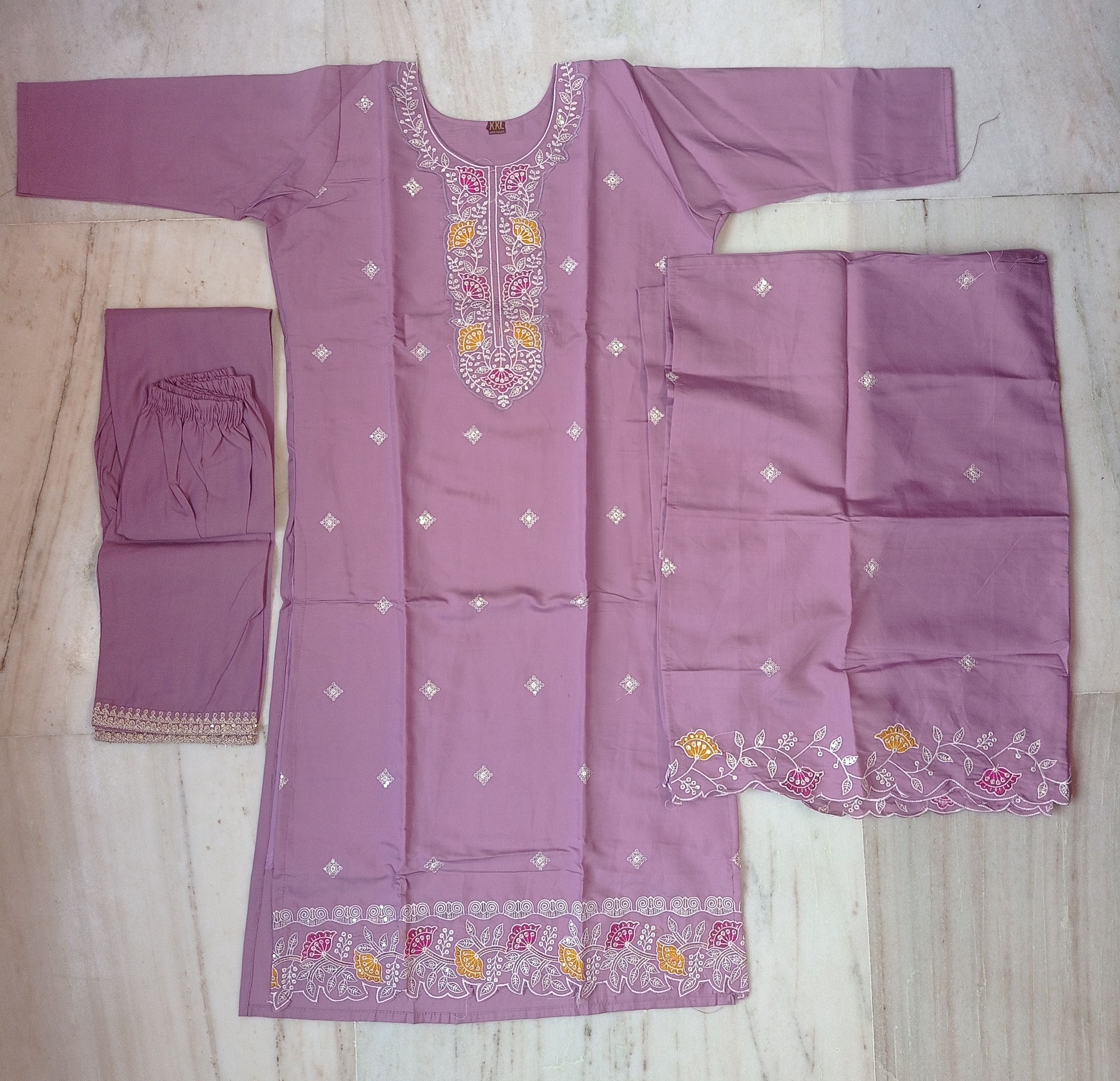 Art Silk, Dupion Silk Women Churidar-image-19