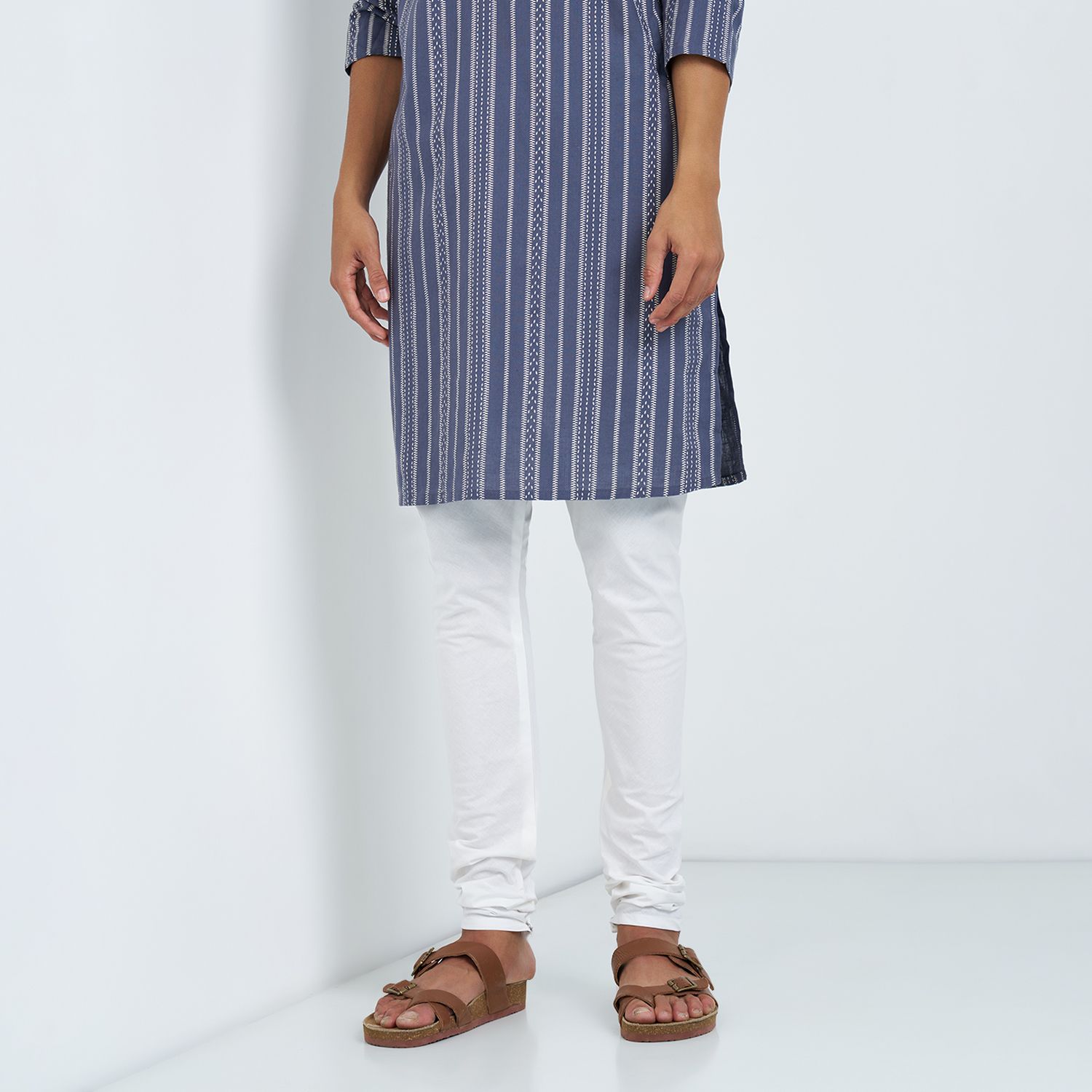 Cotton Linen Men Churidar