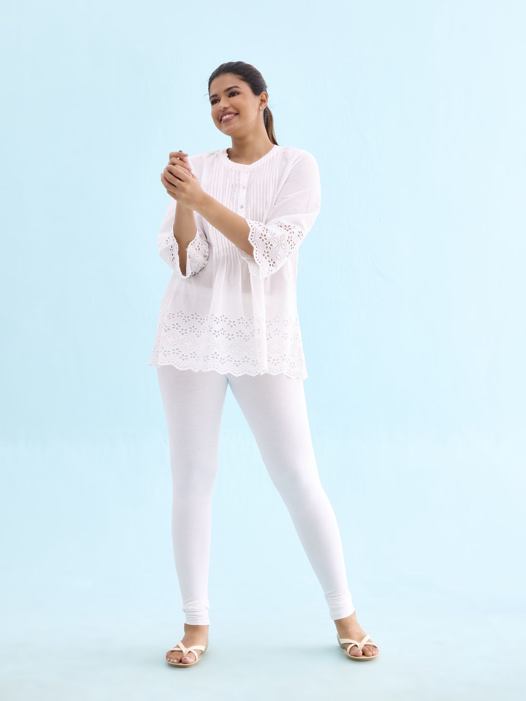 go colors Blended Cotton Women Churidar-picture-35