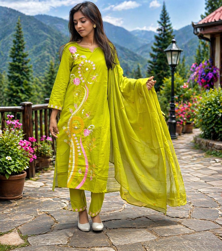 huli collections Cotton Women Churidar-picture-40