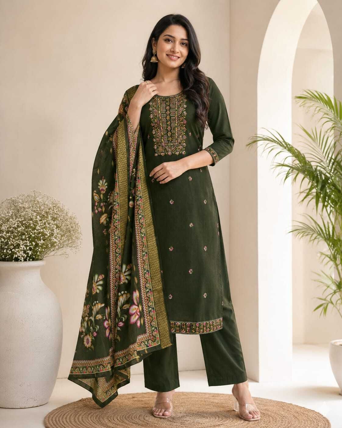 Pure Crepe Women Churidar-image-46