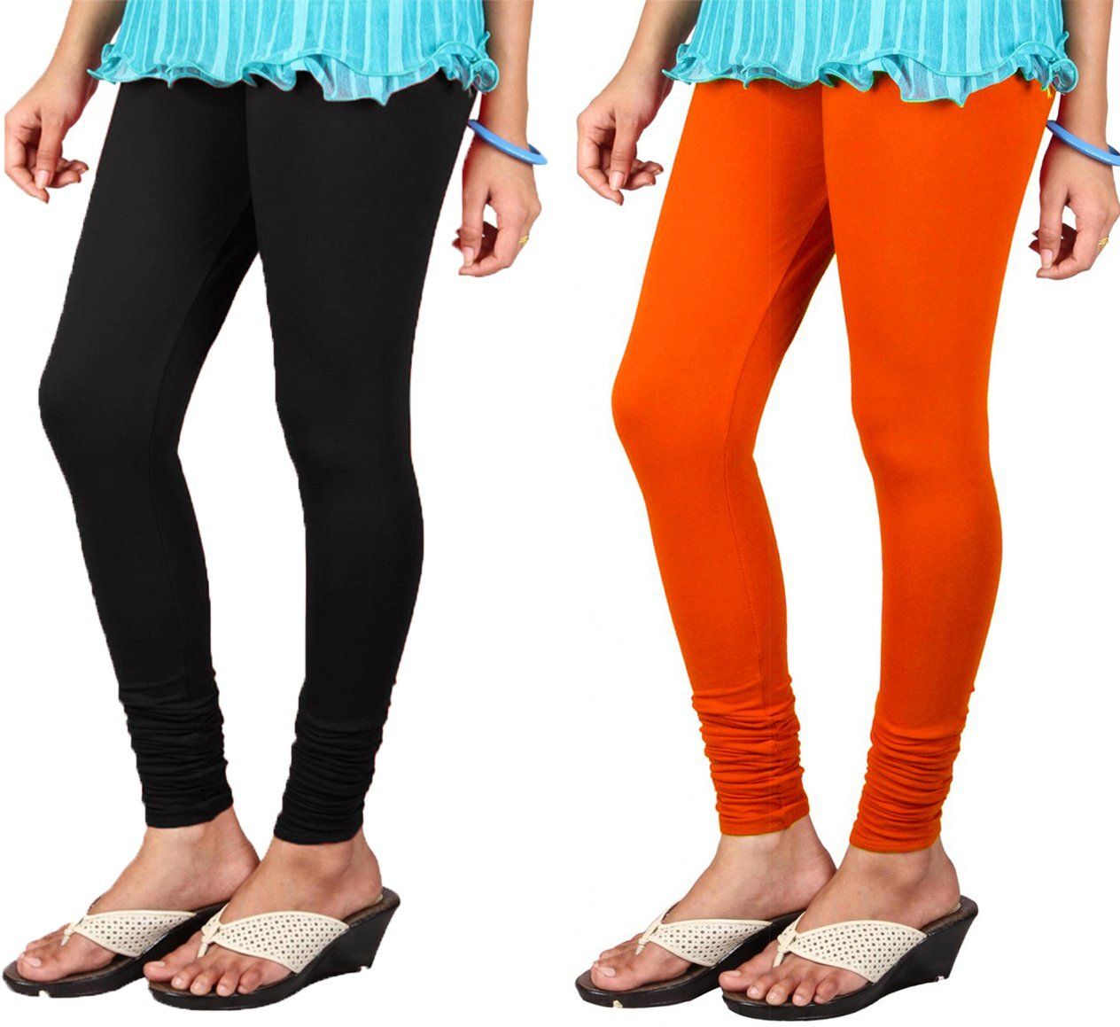 Cotton Lycra Blend Women Churidar-image-13