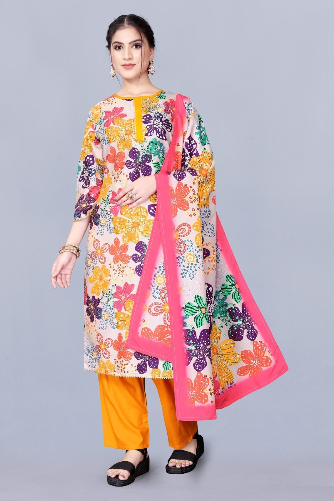Viscose Women Churidar-image-37
