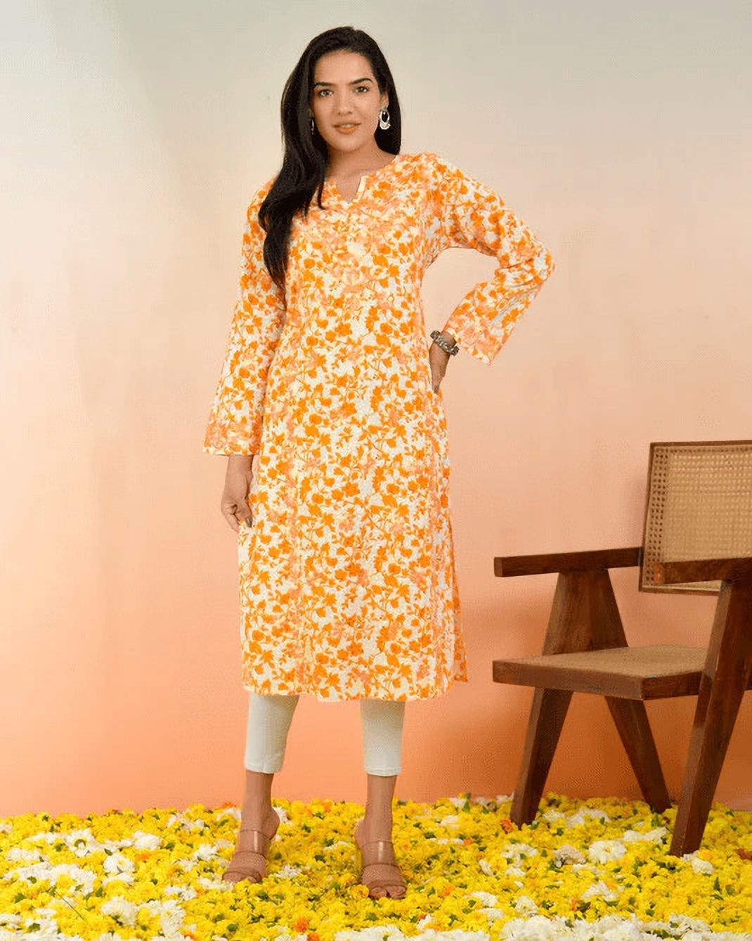 Poly Cotton Women Churidar-image-35
