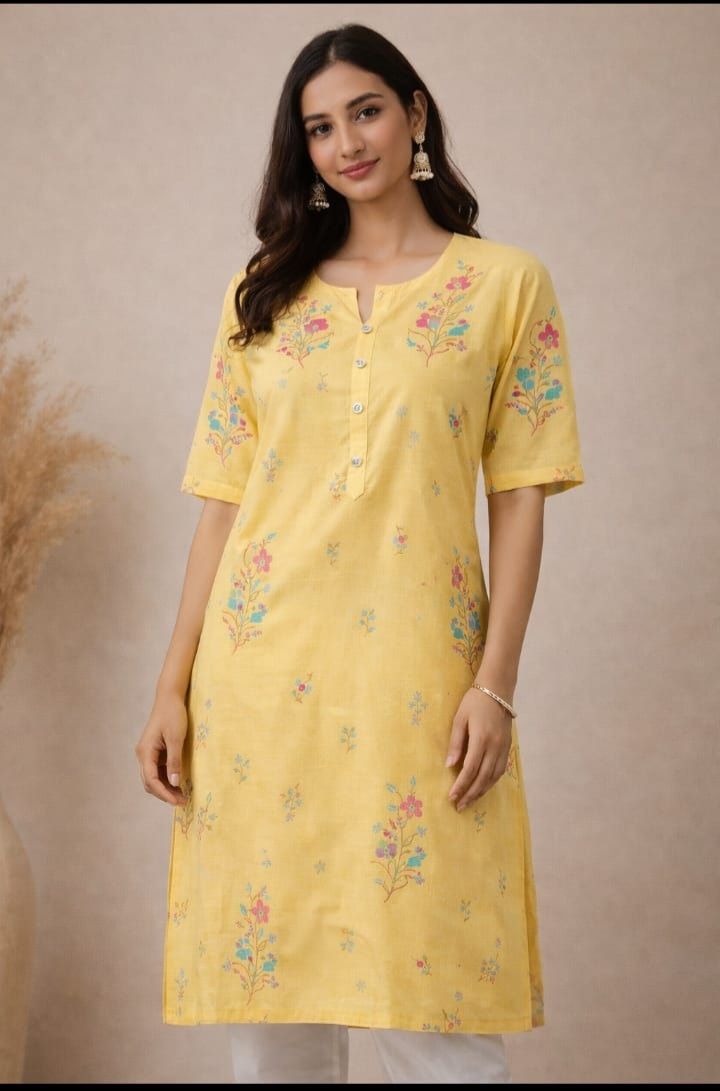 Cotton Linen Women Churidar-image-8