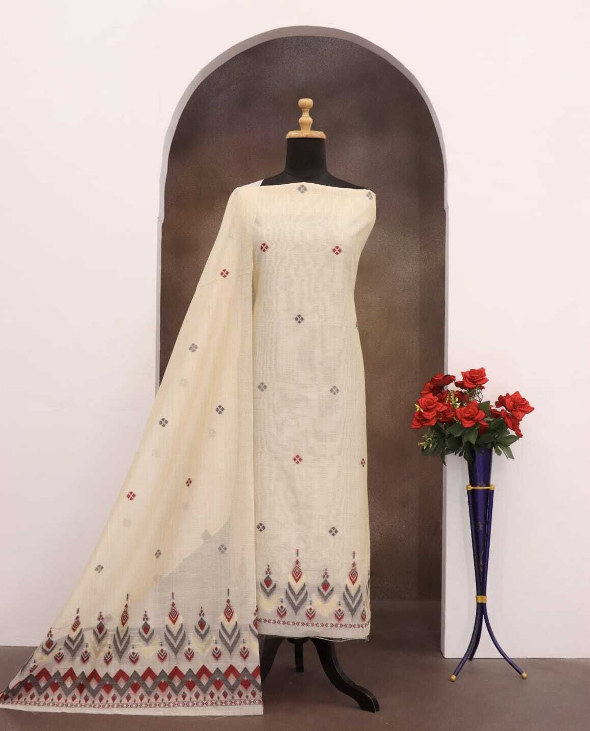 Cotton Linen Women Churidar-image-9
