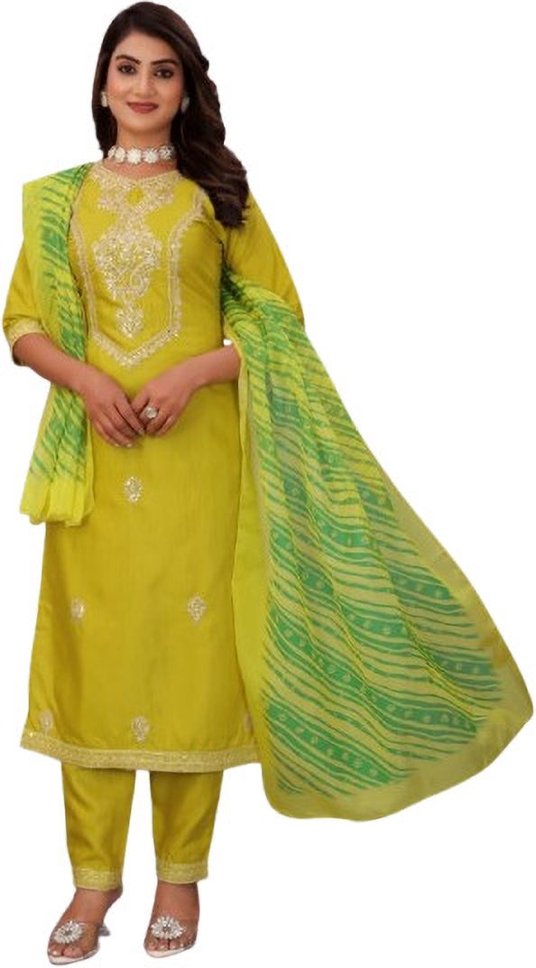 mvfashion Cotton Silk Blend Women Churidar-picture-17
