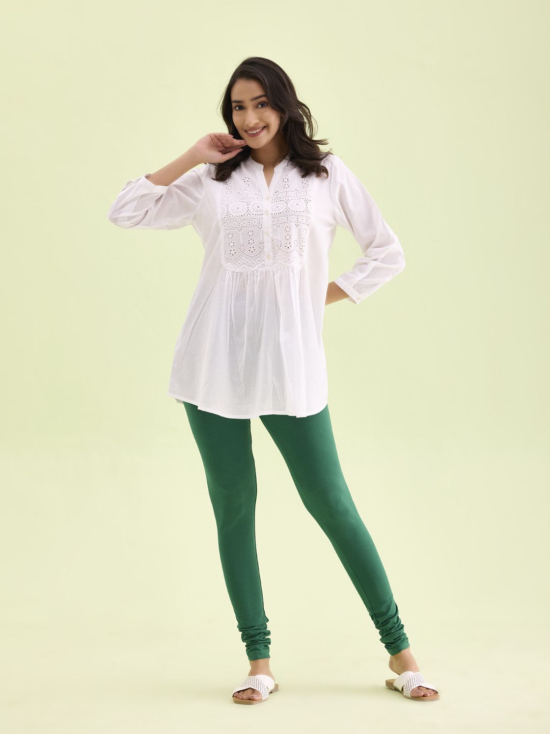 go colors Blended Cotton Women Churidar-picture-10