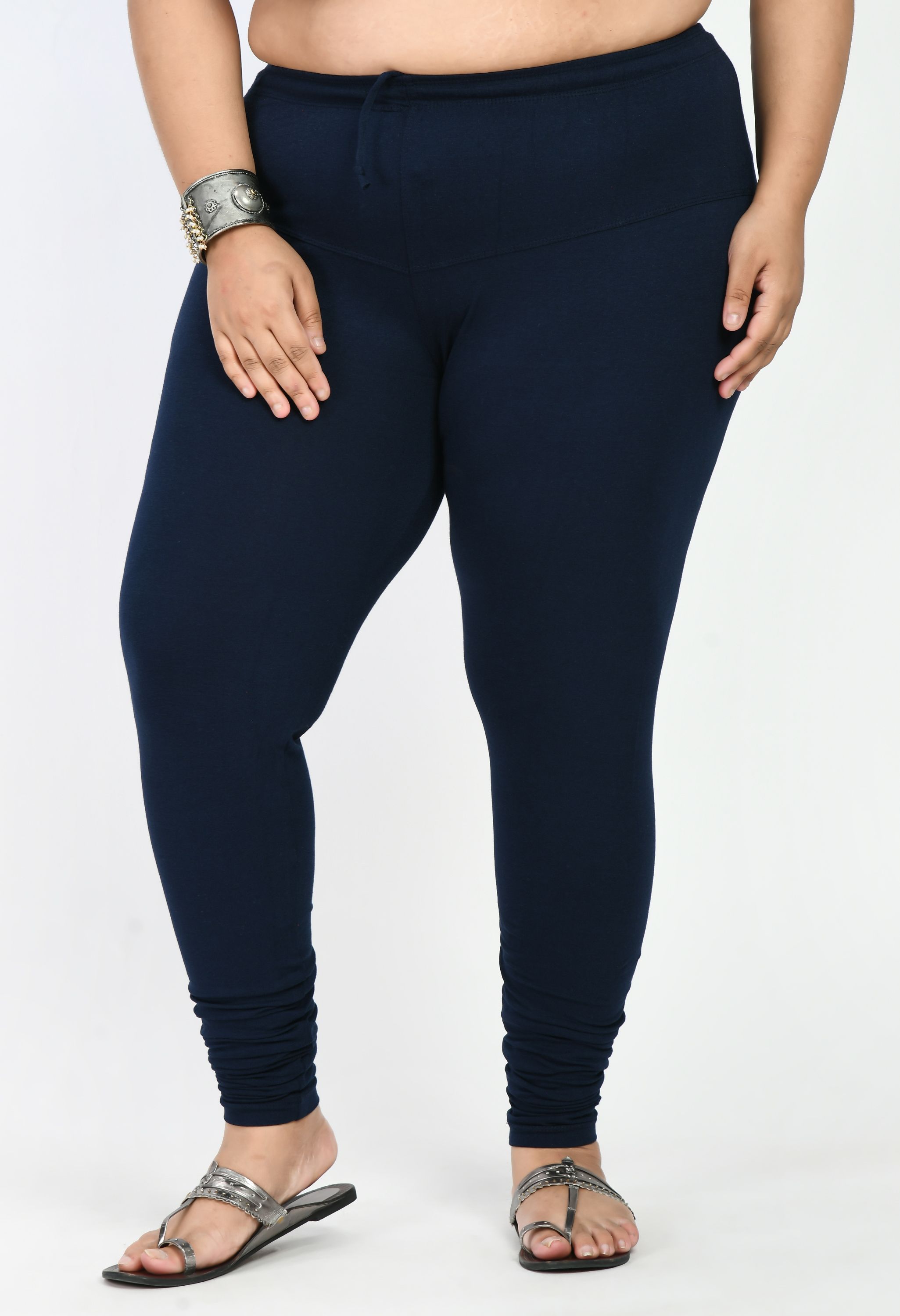 Cotton Lycra Blend Women Churidar-image-49