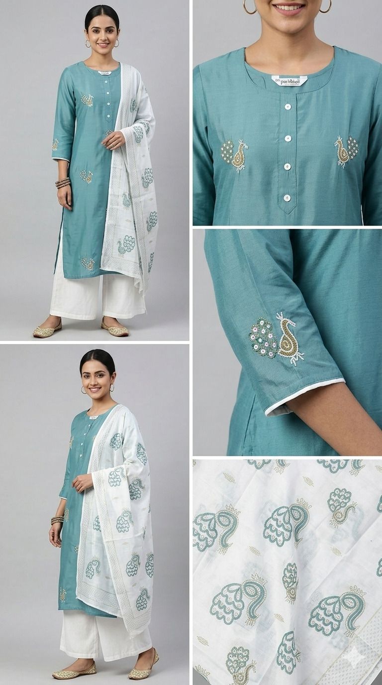 tulip Art Silk Women Churidar-picture-8