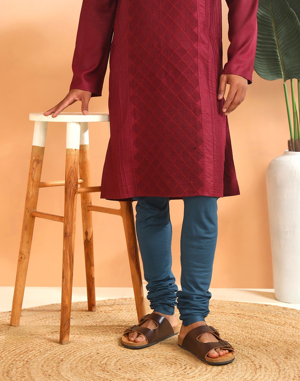 fabindia Viscose Men Churidar-picture-32