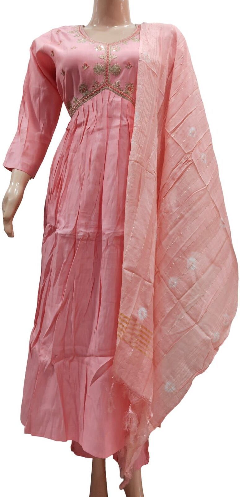 Raw Silk Women Churidar-image-30