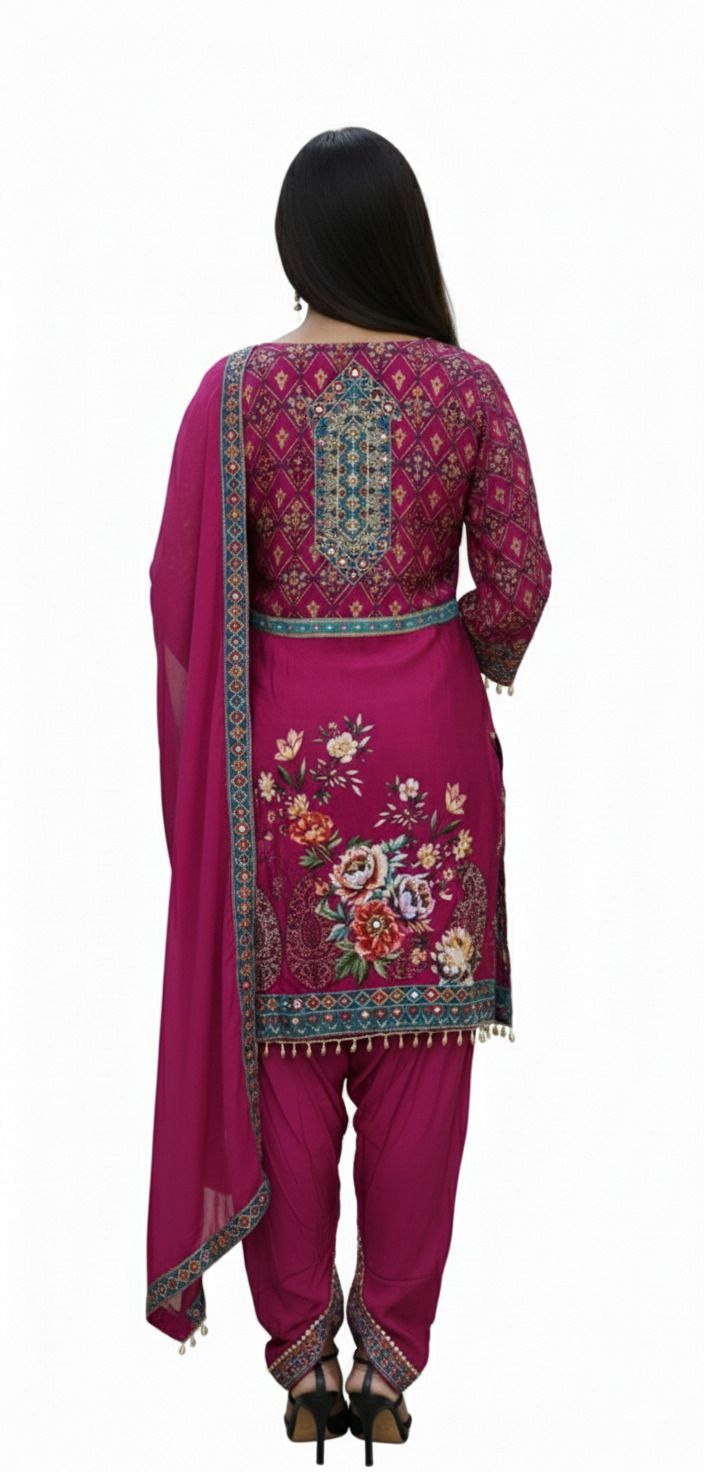 salika elite Art Silk Women Churidar-picture-42