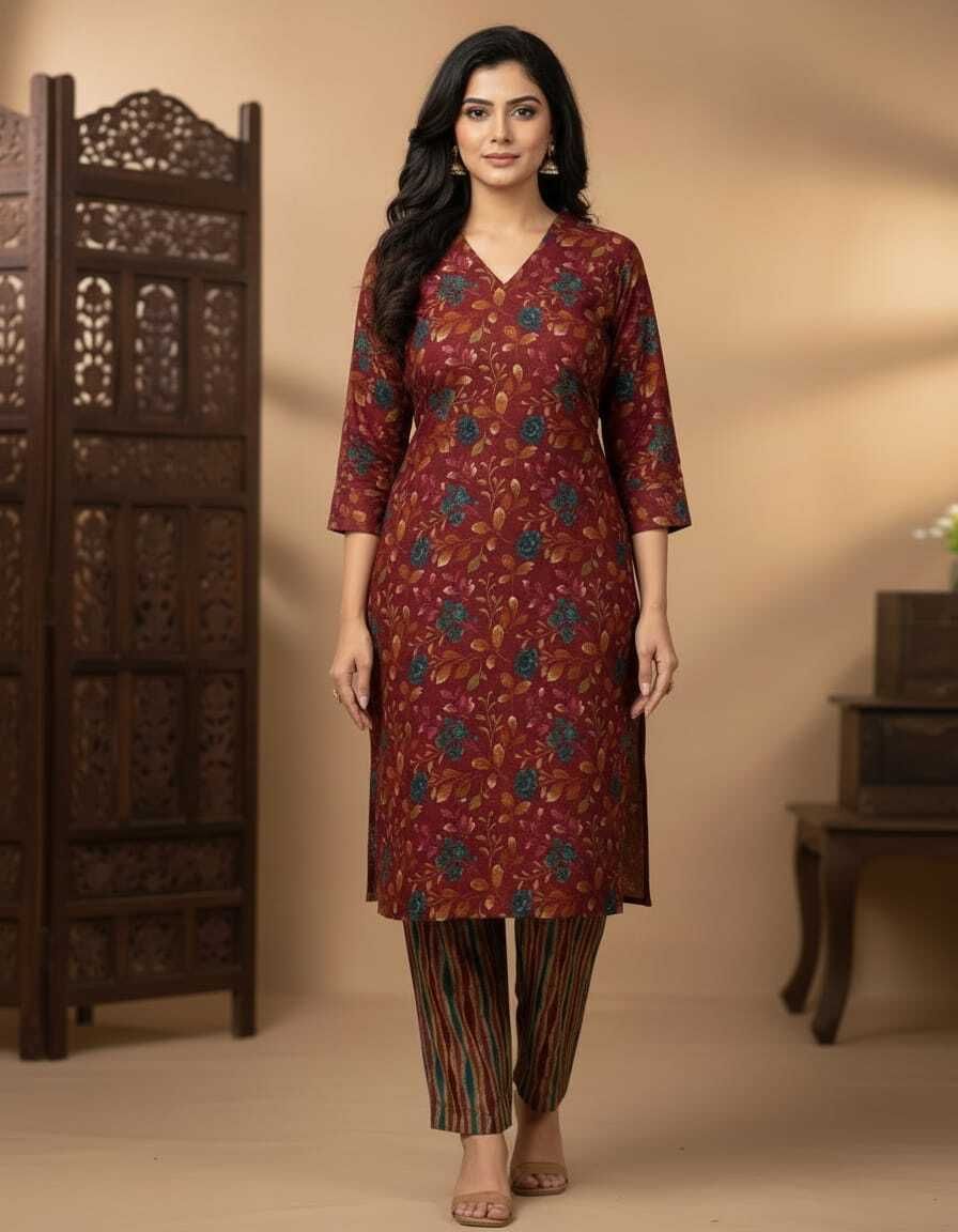 charishfashion Faux Chiffon Women Churidar-picture-47