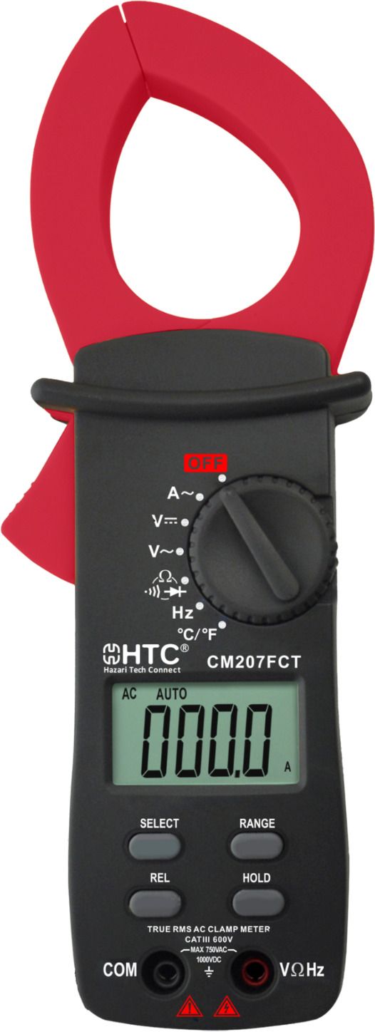 newHTC INSTRUMENTS CM207 DIGITAL AC CLAMP METER Digital Multimeter-image-49