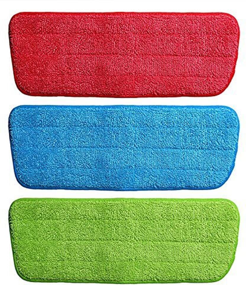 Microfiber Spray Mop Replacement Head Pads - Set of 3 Wet and Dry Microfiber Cleaning Cloth-image-35